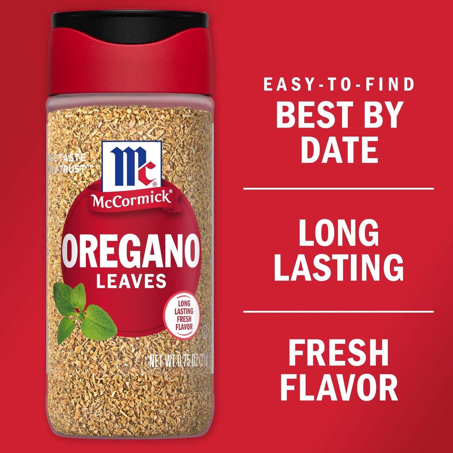 McCormick Oregano Leaves, 0.75 Oz
