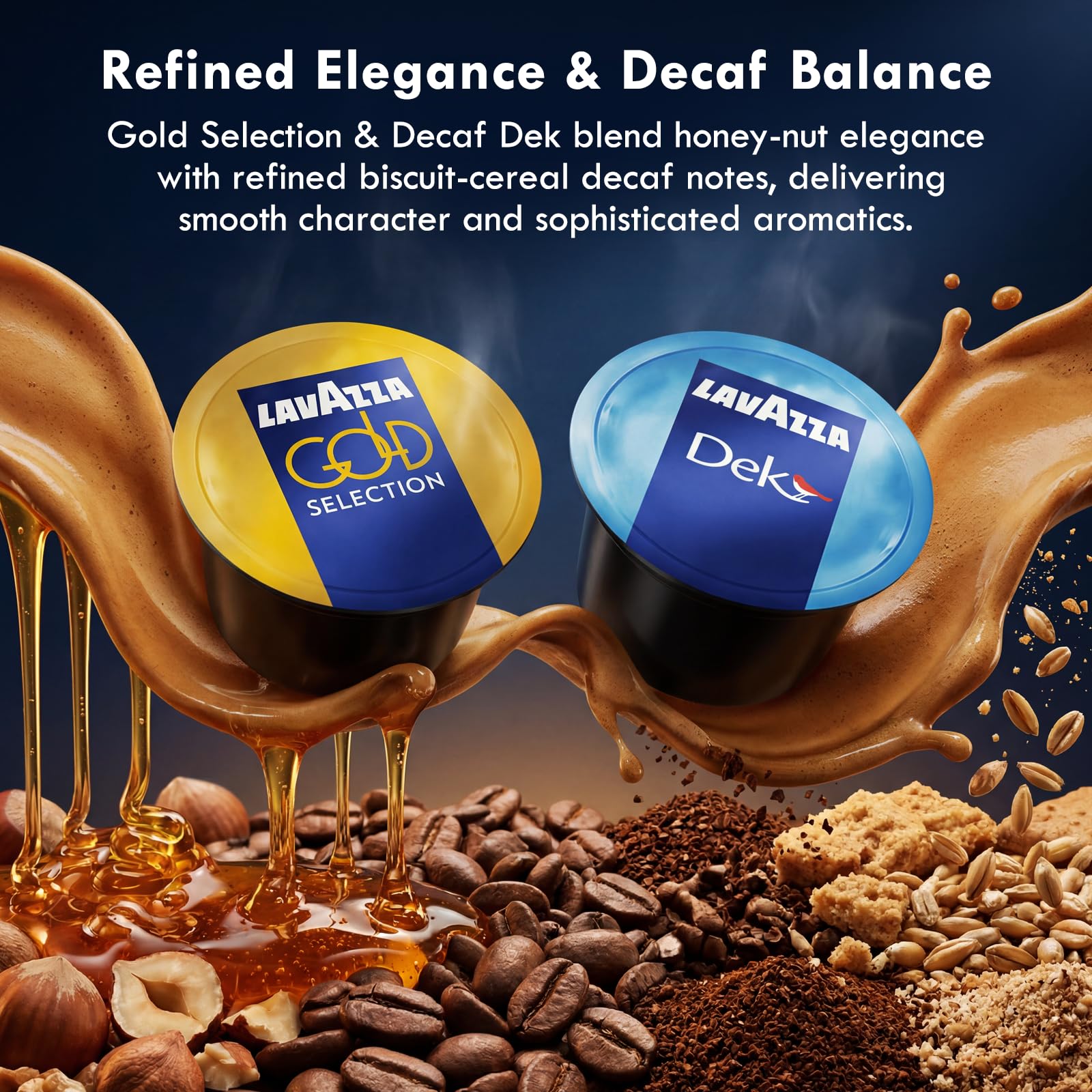 Lavazza Blue Coffee Capsules Variety Pack - 100 Count (20 Pods Each) - Includes Top Class, Caffè Crema, Decaf Dek, Gran Espresso & Gold Selection