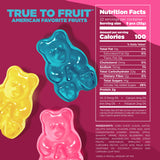 Albanese World's Best True to Fruit American Favorite Fruits Gummies | 25oz Bag of Candy | 10 Natural Flavors and Colors, Soft Gummy Bears | Tastes