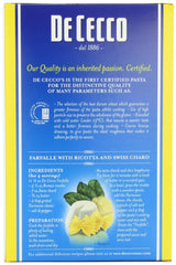 Dececco Farfalle Pasta No.93 16 Oz -Pack of 20