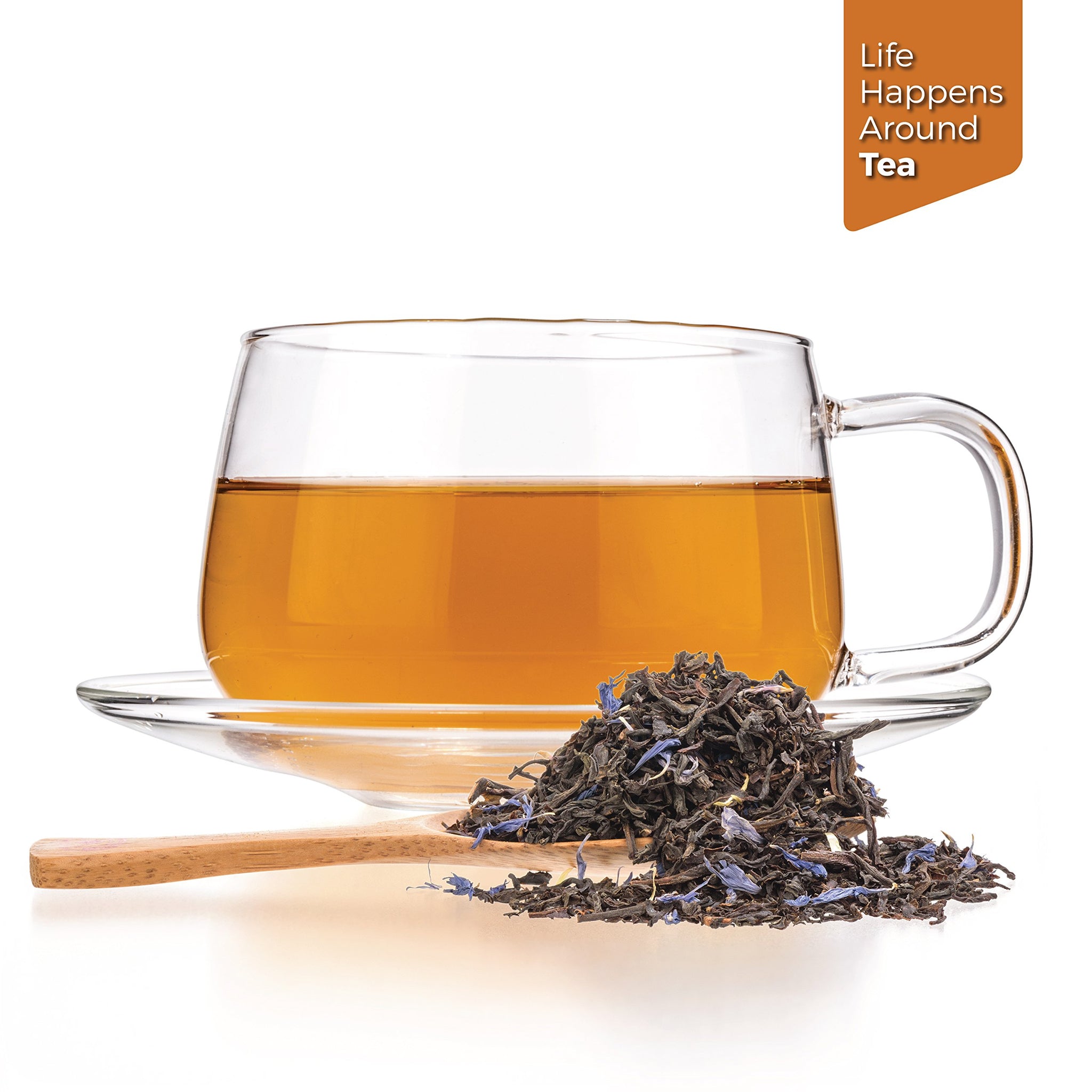 Tealyra - Cream Earl Grey Moonlight | Luxurious Black Loose Leaf Tea | Citrusy Bergamot & French Vanilla Flavor | All Natural Ingredients, 100g