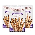 Pirouline Rolled Wafers - Dark Chocolate - Rolled Wafer Sticks, Crème Filled Wafers, Rolled Cookies for Coffee, Tea, Ice Cream, Snacks, Parties