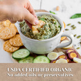 Edward & Sons Organic Unsalted Plain Brown Rice Snaps - Oven Baked, Whole Grain, Gluten Free, No Added Oils, Non-GMO Project Verified, USDA Organic