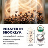Bluestone Lane Coffee, Decaf Colombian Espresso Beans, Medium Roast, Whole Bean, 12 Ounce Bag, Fresh Roasted Single Origin