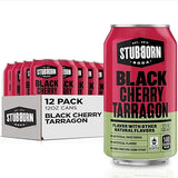 Stubborn Soda, Black Cherry Tarragon, 12 Fl Oz Cans (Pack of 12)