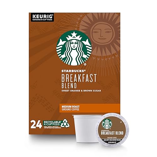Starbucks Breakfast Blend Coffee K-Cups,24 K-Cups count,(0.44 OZ each)