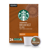Starbucks Breakfast Blend Coffee K-Cups,24 K-Cups count,(0.44 OZ each)