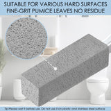 12 Pack Pumice Stone Toilet Bowl Cleaner with Extra Long Handle, Pumice Stone for Toilet Cleaning Toilet Stain Remover Heavy Duty Pumice Toilet