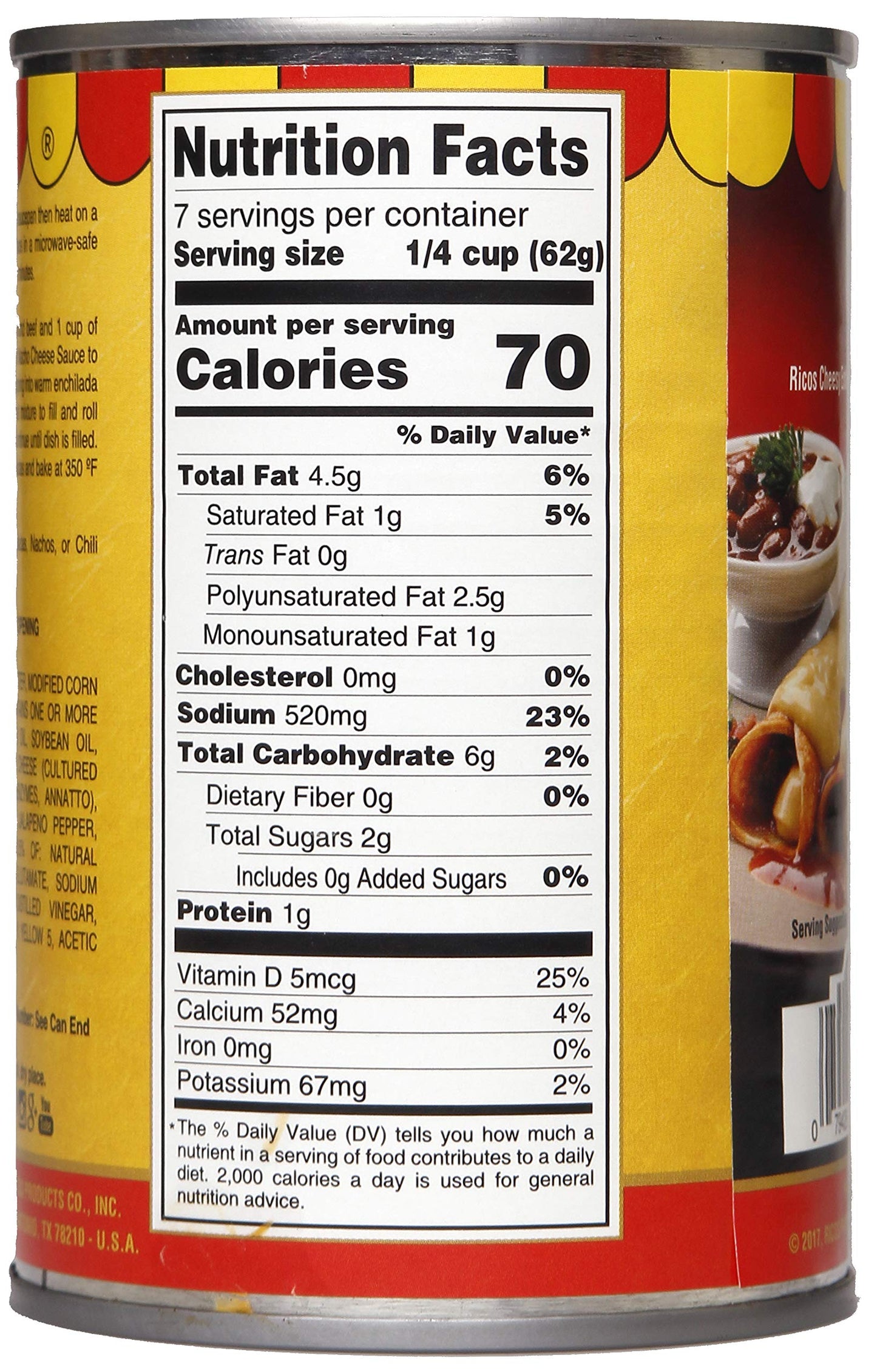 Ricos World Famous Gourmet Nacho Cheese Sauce (Case - 12 pack, 15oz cans)