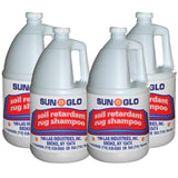Sun-Glo Soil Retardant Rug Shampoo - High-Efficiency Bonnet Cleaning Solution (4x1 Gallon Case)