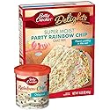 Betty Crocker Party Rainbow Chip Cake Mix and Rainbow Chip Frosting Bundle (2 Items)