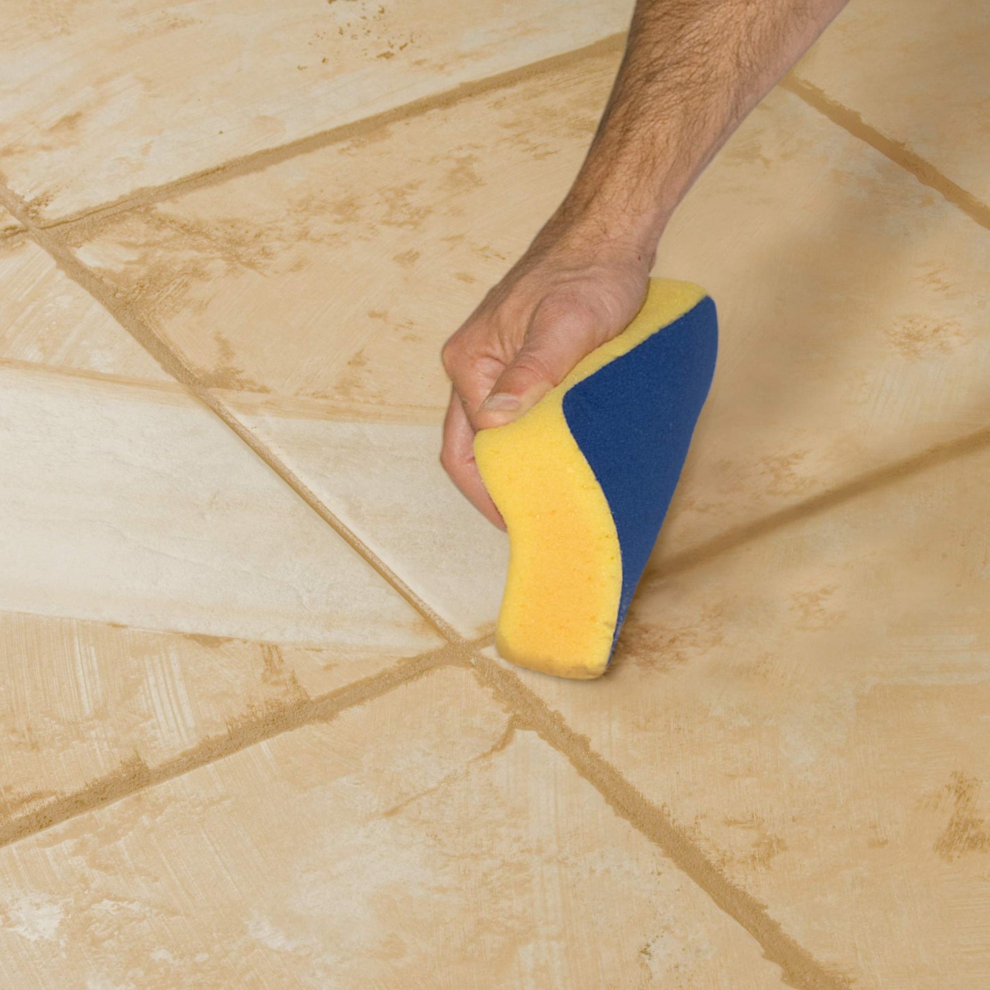 QEP Microfiber Polishing Sponge - Dual Surface Sponge and Microfiber Pad
