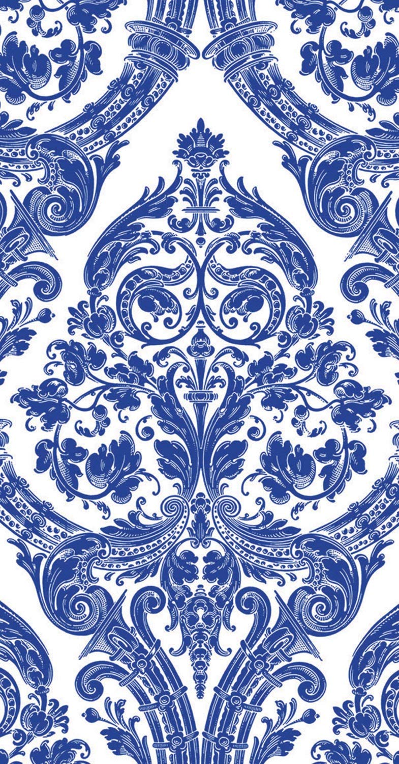 Boston International Guest Towels Disposable Paper Hand Towels Bathroom Decor Party Supplies Decorative Blue Pk 32