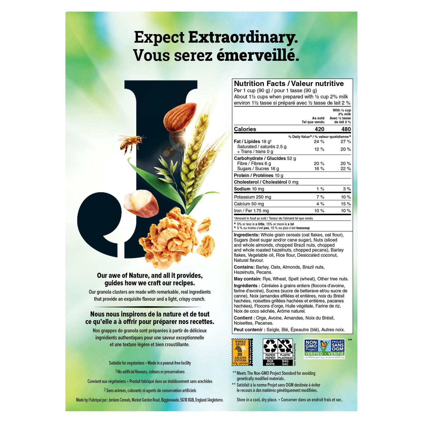 JORDANS Crisp Nut Morning Country, 17.64 OZ