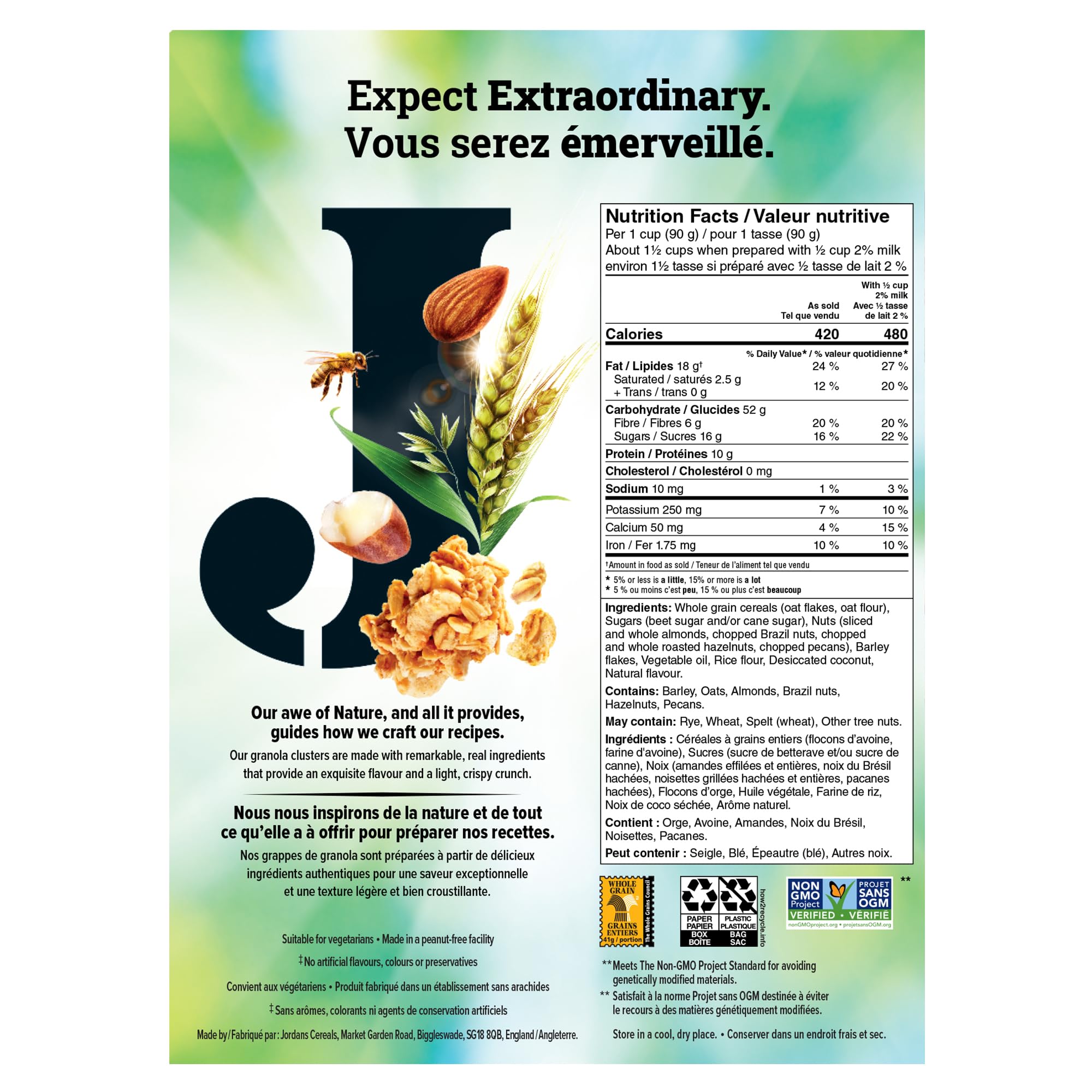 JORDANS Crisp Nut Morning Country, 17.64 OZ
