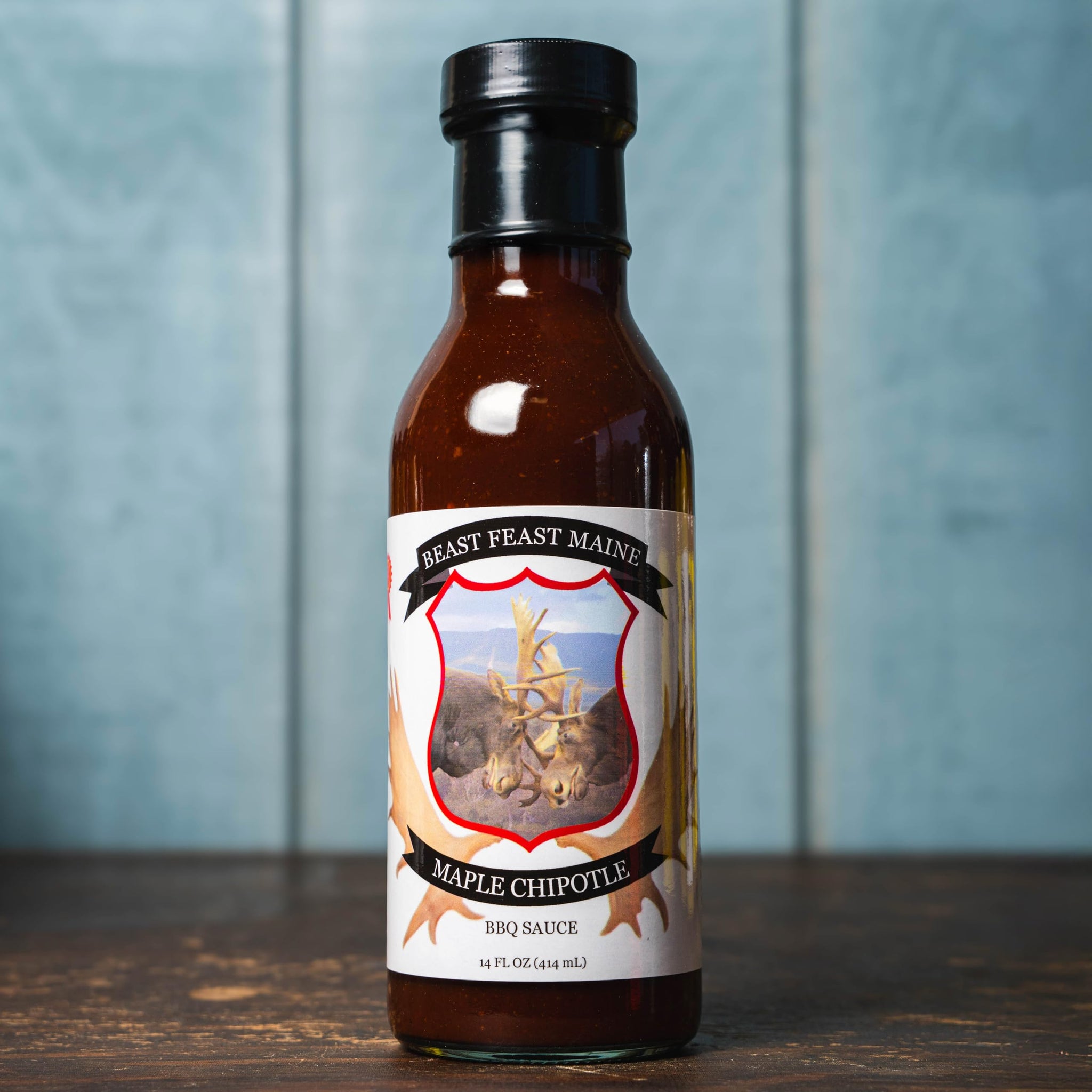 Beast Feast Maine Maple Chipotle BBQ Grilling Sauce, Sweet and Spicy, Award-Winning, All-Natural Ingredients