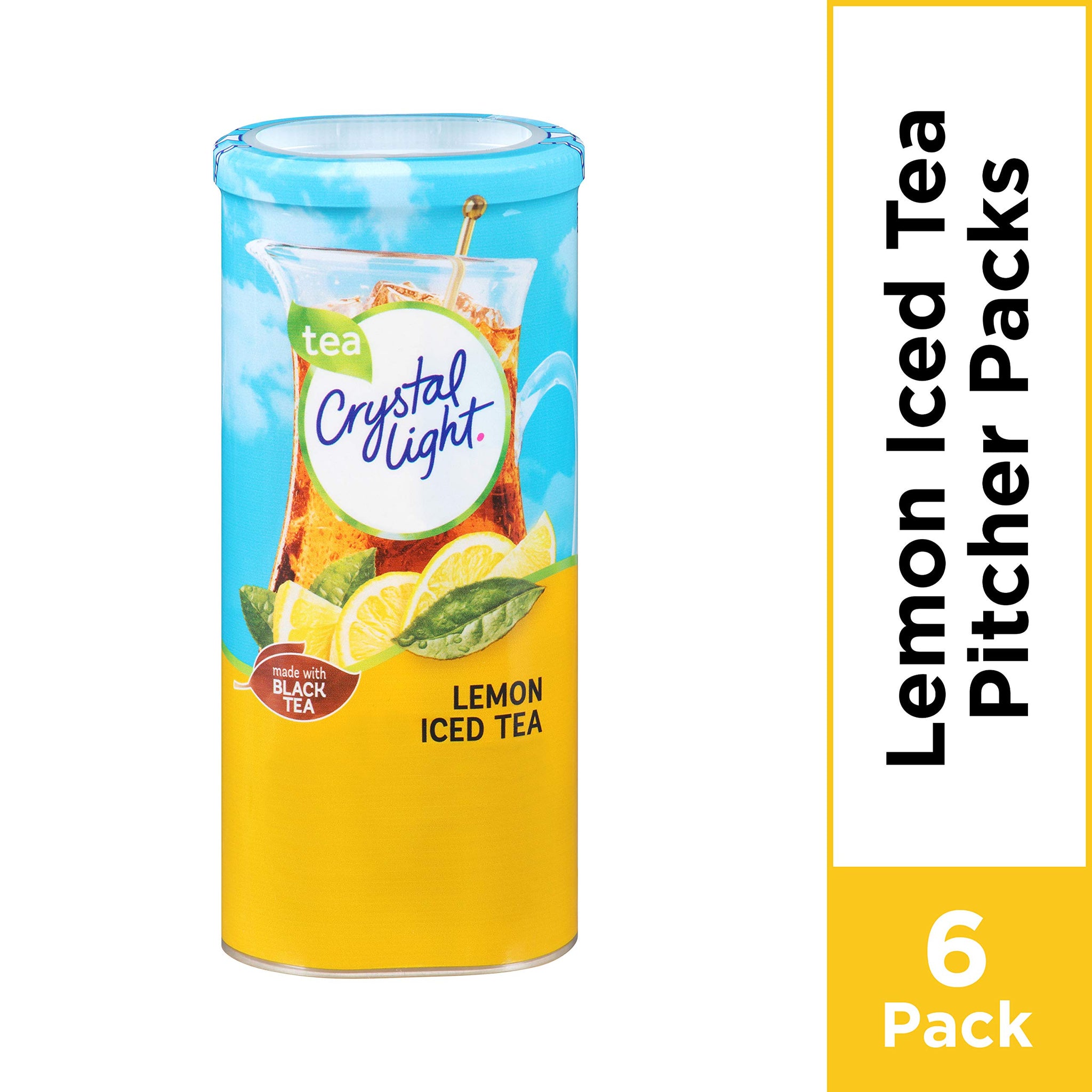 Crystal Light Lemon Iced Tea Drink Mix (6 Pitcher Packets)