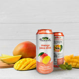 Pocasville Fruit Juices, Squeezed not form Concentrate, 16.5 Fluid Ounce Can (Mango, 6 Cans)