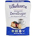 Wholesome Sweeteners 12-Ounce Organic Erythritol Sweetener, Zero Calorie Sweetener, Keto Friendly, Non GMO, Gluten Free & Vegan Sweetener, 8 Pack