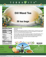 Dill Weed Tea (50 tea bags, ZIN: 515075)
