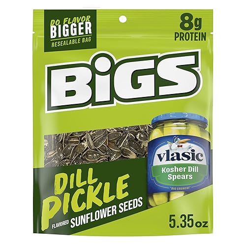 BIGS Sunflower Seeds, Vlasic Dill Pickle Flavor, 5.35 oz.