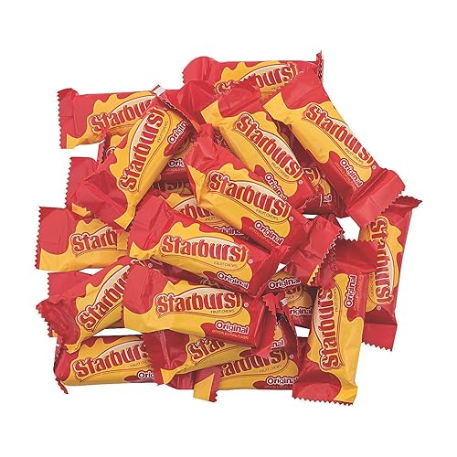 Starburst Fruit Chews Fun Size - Edibles - Soft & Chewy Candy - Taffy & Marshmallow - 24 Pieces