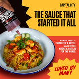 Capital City Mambo Sauce Sweet Hot, Washington DC Wing Sauces, Perfect Condiment for Wings Chicken Pork Beef Seafood Burgers Rice or Noodles, 128oz (1