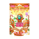 Bubblegum Kids Gingerbread Sugar Free Gum | Sugarless Gum with Xylitol | Vegan, Low Calorie Candy Alternative for Kids & Adults | Christmas Theme |