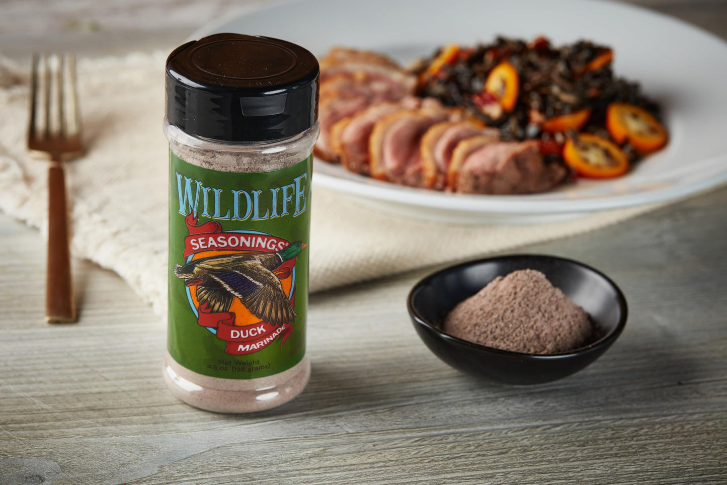 Wildlife Seasonings Duck Marinade - Gourmet Blend for Wild Game, Roast Duck & Beef | Dry Marinade Seasoning & Duck Seasoning for Grilling & Cooking |
