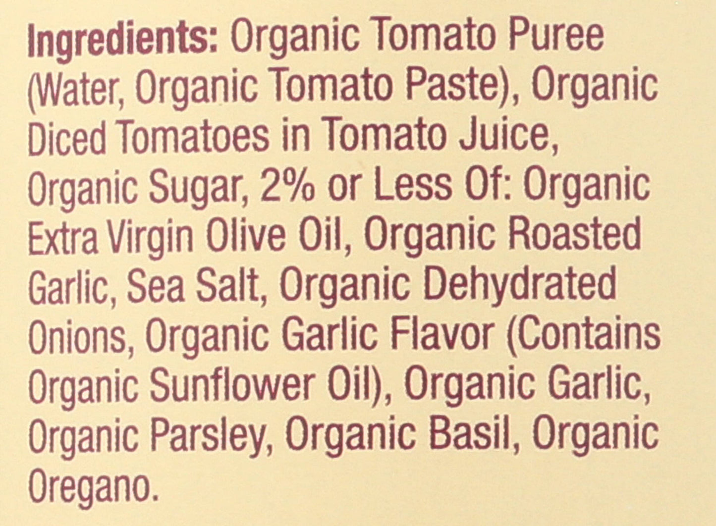 LA FAMIGLIA DELGROSSO Organic Roasted Garlic Pasta Sauce, 24 OZ