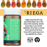Riega Street Taco Grill Seasoning, Mexican Spice Blend for Cooking Authentic Meals, Fresca Grill, 5.95 oz