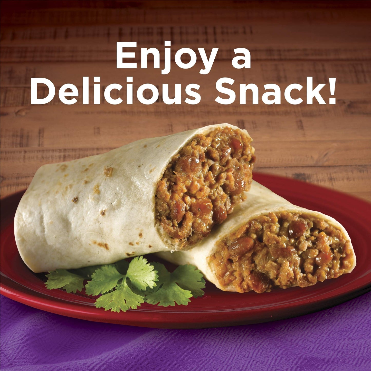 El Monterey Beef and Bean Burritos Made with Real Beef, 8 Ct Box