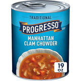 Progresso Traditional, Manhattan Clam Chowder Canned Soup, Gluten Free, 19 oz.