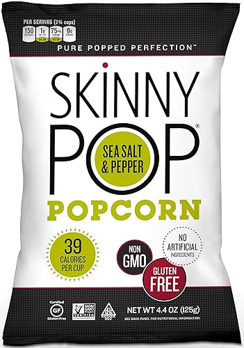 SkinnyPop Sea Salt Pepper (Case of 12)