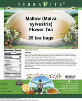 Mallow (Malva sylvestris) Flower Tea (25 tea bags, ZIN: 427383)