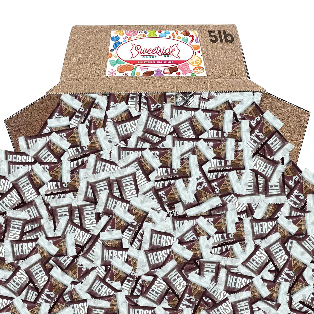 Chocolate Bars - Mini Bars Individually Wrapped Bulk Chocolate - Chocolate Bars for Party, Goodie Bag, Holidays, Valentine's - Kosher, No Gluten (Milk