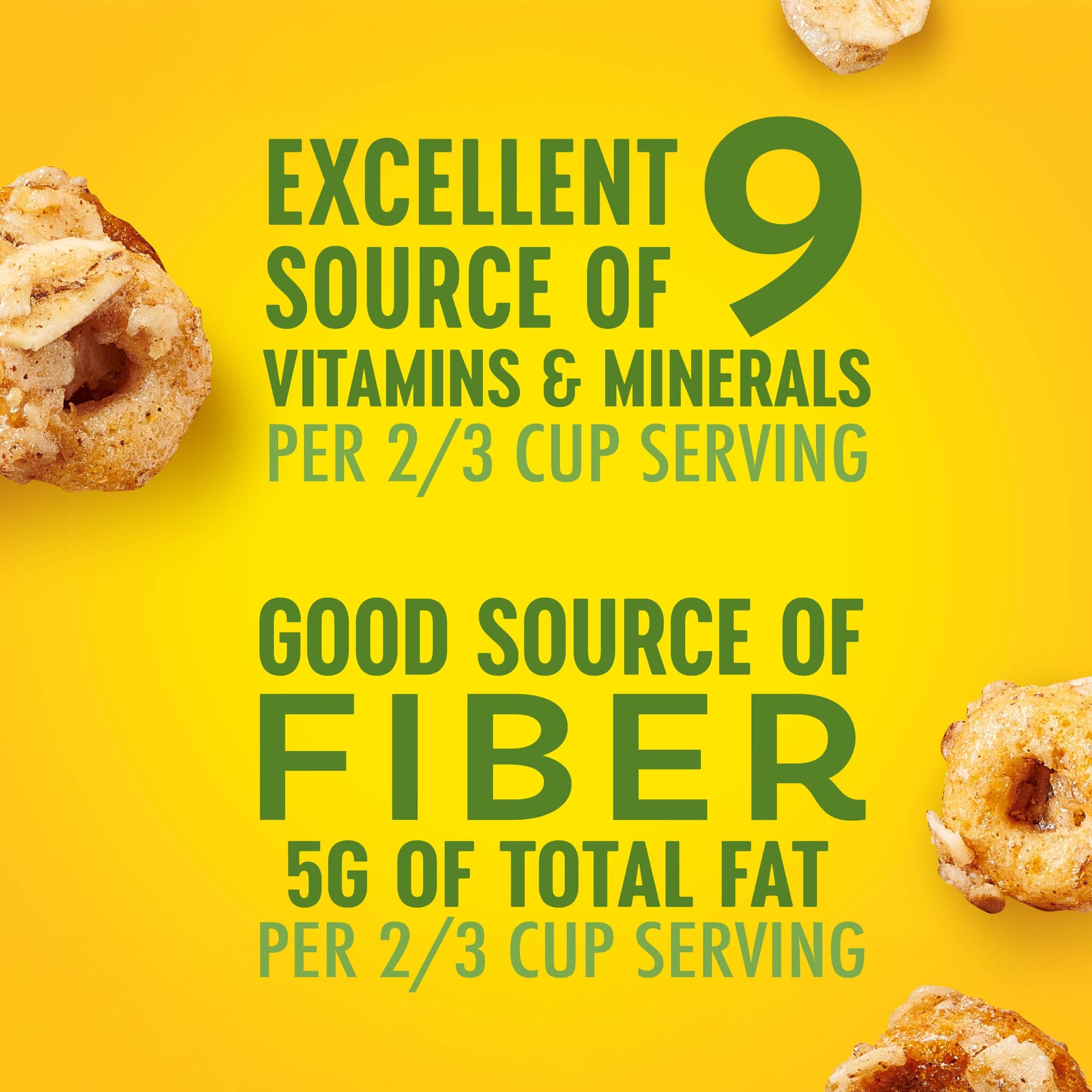 Cheerios Granola, Apple Cinnamon, Good Source of Fiber, Excellent Source of 9 Vitamins and Minerals, 10 oz