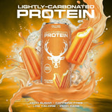 Bucked Up Lightly Carbonated Protein Soda | 25g Whey Isolate - Zero Sugar, Low Calorie, Caffeine Free, Clean Drink | Sparkling Protein Soda - 12 Pack