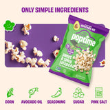 Poptime Sweet & Spicy Jalapeño Kettle Cooked Popcorn, 7 oz Snack Bags, Kettle Corn with Avocado Oil & Himalayan Pink Salt, Low Calorie Healthy Snack