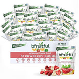 bfruitful Freeze-Dried Strawberry Banana, Freeze Dried Fruit Mix for Kids or Adults, Fresh Fruit Bites, No Sugar Added & Vegan, Kosher, Non GMO, 0.56