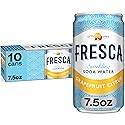 Fresca Citrus Soda Soft Drink Fridge Pack, 7.5 fl oz Mini Cans, 10 Pack