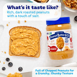 Peanut Butter & Co. Old Fashioned Crunchy Peanut Butter, 8g Protein, Non-GMO Project Verified, No Sugar Added, Gluten Free, Vegan, 16 Ounce (Pack