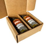Hell Fire Detroit Manzana Hot Sauce (Hot), Crafted with Fresh, Fire-Roasted Manzana Chile Peppers, All-Natural, Vegan, Gluten-Free, Low Sodium - 4 Fl