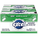 Excel White Sugar-Free Gum, Spearmint, 12 Count