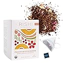Rishi Organic Peach Hibiscus Green Tea Sachets, 15 CT