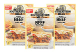 Southeastern Mills Gravy Mix, Roast Beef Gravy Mix, Custom Blend of Spices & Seasonings, Makes 3 ½ Cups of Gravy, Just Add Water, 4.5 OZ Packet (Pack