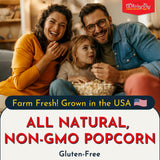 All in One Popcorn Packs - Wabash Valley Farms All Inclusive Popping Kits, Real Theatre Popcorn, Popcorn Kernels for Popcorn Machine, All in One