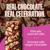 MadeGood Organic Chocolate Drizzled Birthday Cake Granola Bars (10 Count) 8.5 OZ