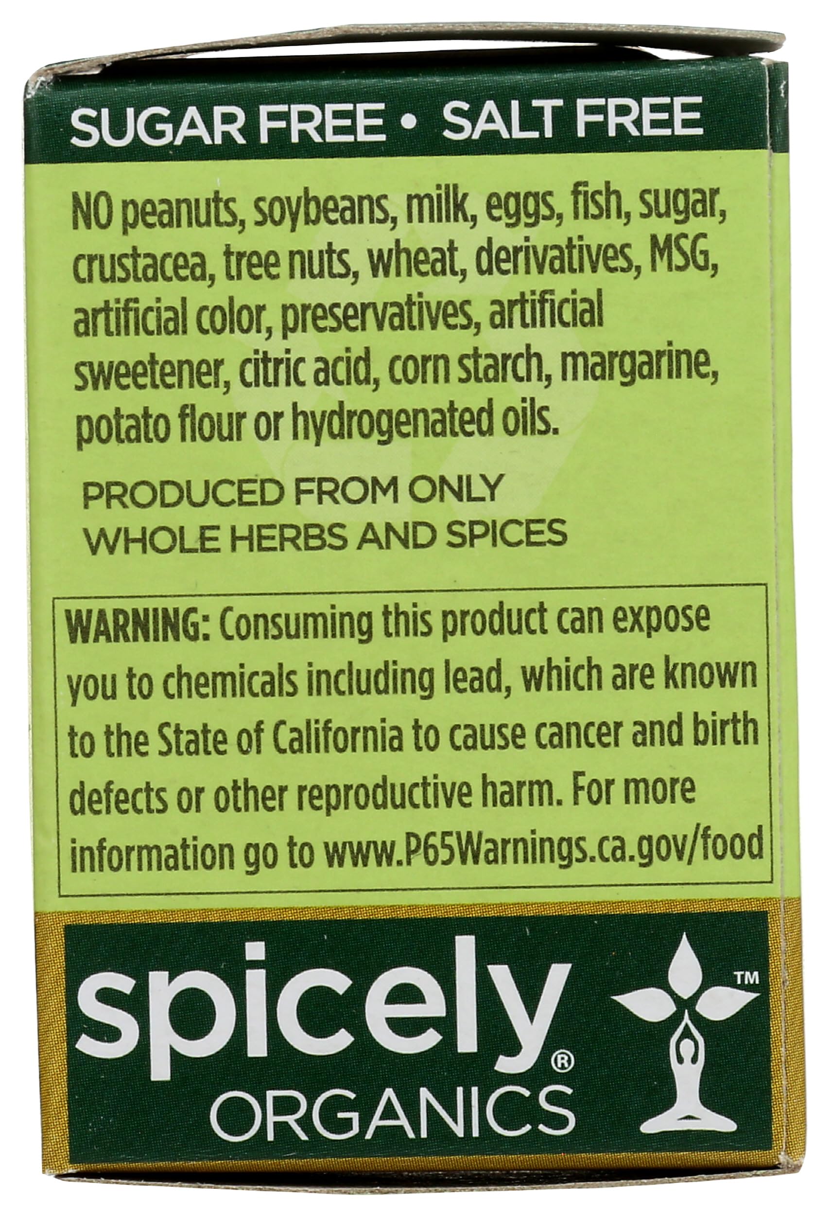 SPICELY Organic Whole Marjoram, 0.1 OZ
