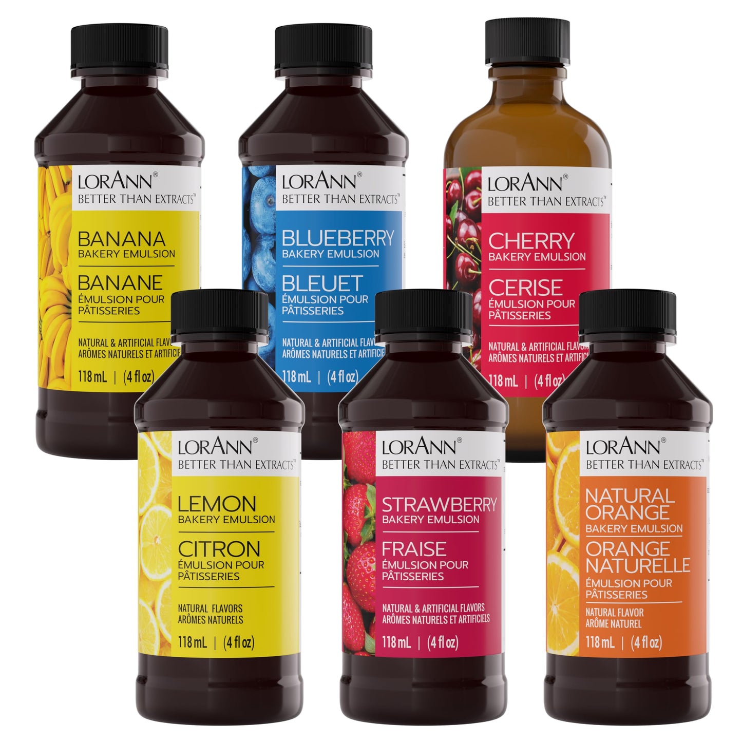 Lorann Oils Variety Bakery Emulsion: Multiple Flavors, Perfect for Enhancing Baking Variety in Cakes, Cookies & Desserts, Gluten-Free, Keto-Friendly